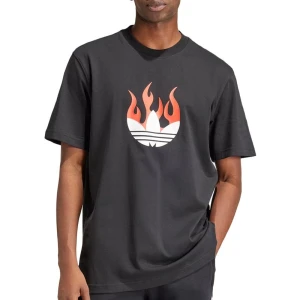 Koszulka adidas Originals Flames Logo IS0178 - czarna
