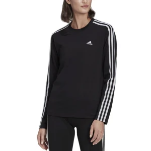 Koszulka adidas Sportswear Essentials 3-Stripes Long Sleeve HF7261 - czarna