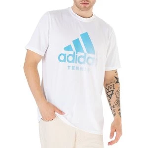Koszulka adidas Tennis Aeroready Graphic Tee HA0969 - biała