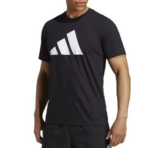 Koszulka adidas Train Essentials Feelready Logo Training IB8273 - czarna