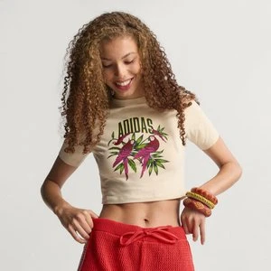 Zdjęcie produktu KOSZULKA ADIDAS x FARM RIO CROPPED Z GRAFIKĄ