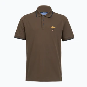 Koszulka Aeronautica Militare PO1308UP00082 Polo chestnut brown