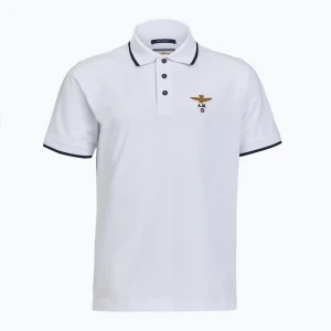 Koszulka Aeronautica Militare PO1308UP00082 Polo off white