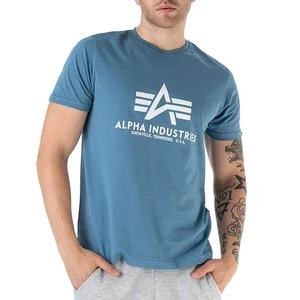 Koszulka Alpha Industries Basic T-shirt 100501538 - niebieska