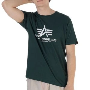 Koszulka Alpha Industries Basic T-shirt 100501610 - zielona