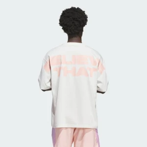 KOSZULKA ANTHONY EDWARDS BELIEVE THAT Adidas biały