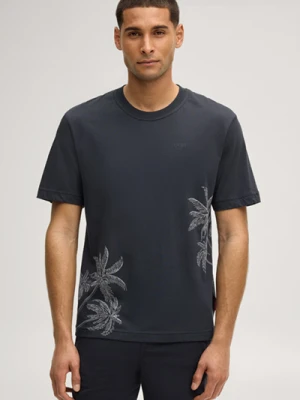 Koszulka Aumoa w granatowym kolorze z wzorem Joop