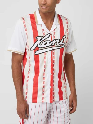 Koszulka baseballowa z plakietkami Karl Kani