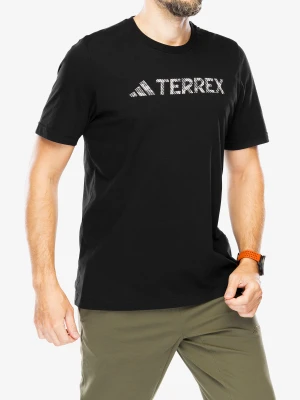 Koszulka bawełniana adidas TERREX Classic Logo Tee - black