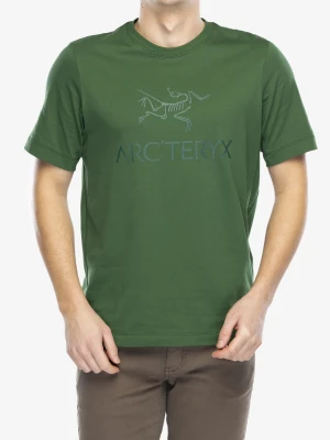 Koszulka bawełniana Arcteryx ArcWord Logo Shirt SS - eden/dk eden