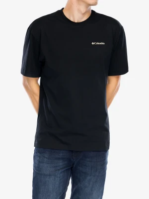 Koszulka bawełniana Columbia Black Butte Graphic Tee - black