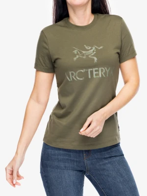 Koszulka bawełniana damska Arcteryx ArcWord Cotton T-Shirt SS - tatsu/forage