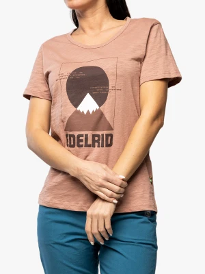 Koszulka bawełniana damska Edelrid Highball T-Shirt V - mineral