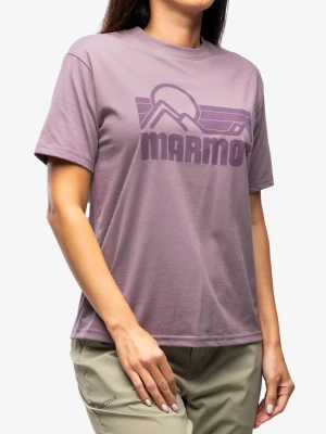 Koszulka bawełniana damska Marmot Coastal Tee SS - hazy purple