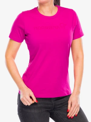 Koszulka bawełniana damska Norrona 29 Cotton Norrona Viking T-Shirt - festival fuchsia