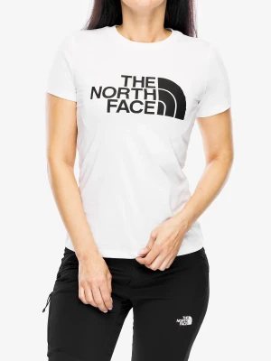 Koszulka bawełniana damska The North Face S/S Easy Tee - tnf white