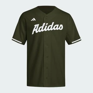 Koszulka bawełniana Dugout z zapięciem na guziki na całej długości Adidas