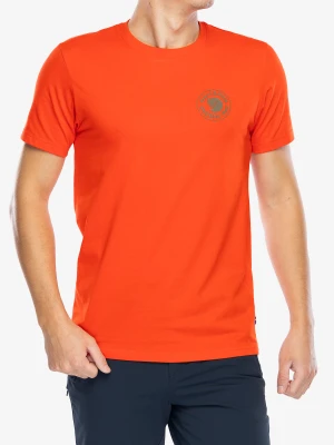 Koszulka bawełniana Fjallraven 1960 Logo T-Shirt - flame orange