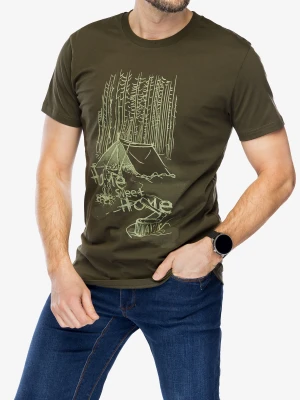 Koszulka bawełniana Helikon-Tex T-Shirt Home Sweet Home - taiga green