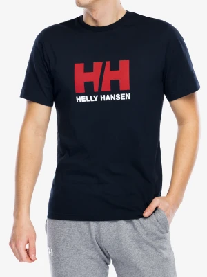 Koszulka bawełniana Helly Hansen HH Logo T-Shirt 2.0 - navy