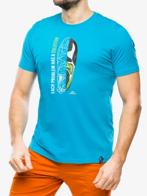 Koszulka bawełniana La Sportiva Solution T-Shirt - tropic blue