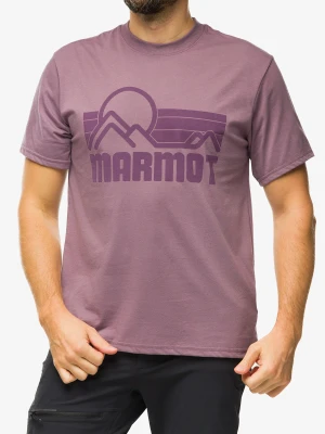 Koszulka bawełniana Marmot Coastal Tee SS - hazy purple