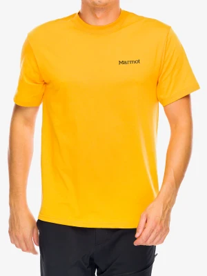 Koszulka bawełniana Marmot Crayon M Dot Tee SS - golden sun