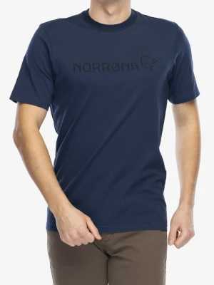 Koszulka bawełniana męska Norrona 29 Cotton Norrona Viking T-Shirt - indigo