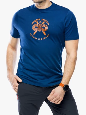 Koszulka bawełniana Mountain Equipment Alpinism Tee - admiral blue