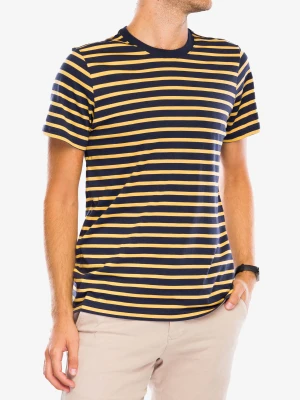 Koszulka bawełniana Stance Butter Blend SS T - navy stripe