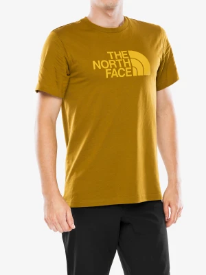 Koszulka bawełniana The North Face S/S Easy Tee - moss green/amber green