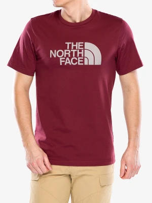 Koszulka bawełniana The North Face S/S Easy Tee - sumac/moonstone grey