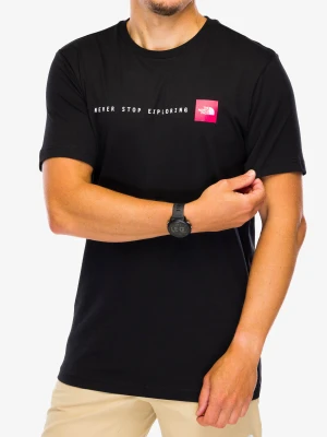 Koszulka bawełniana The North Face S/S Never Stop Exploring Tee - tnf black