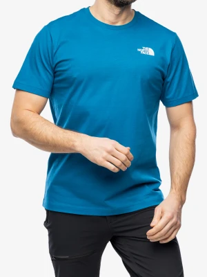 Koszulka bawełniana The North Face S/S Redbox Celebration Tee - adriatic blue