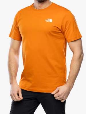 Koszulka bawełniana The North Face S/S Redbox Tee - desert rust