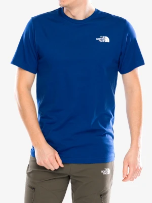 Koszulka bawełniana The North Face S/S Redbox Tee - estate blue/tnf white