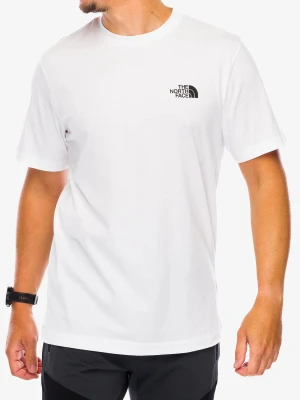 Koszulka bawełniana The North Face S/S Simple Dome Tee - tnf white