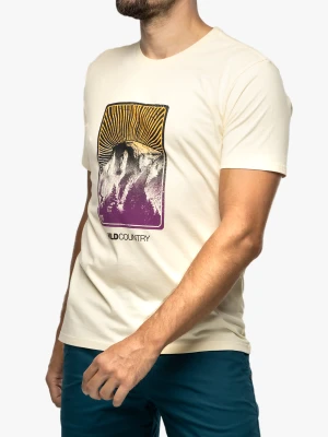 Koszulka bawełniana Wild Country Flow Tee - quartz