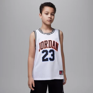 Koszulka bez rękawów dla dużych dzieci (chłopców) Jordan - Czerwony
