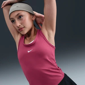 Koszulka bez rękawów dla dużych dzieci (dziewcząt) Dri-FIT Nike One Fitted - Fiolet