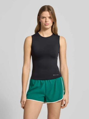 Koszulka bez rękawów Muscle z okrągłym dekoltem i nadrukiem logo P.E Nation