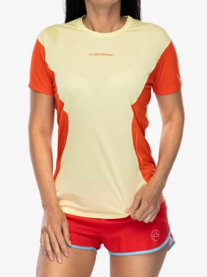 Koszulka biegowa damska La Sportiva Resolute T-Shirt - zest/cherry tomato