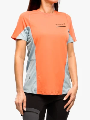 Koszulka biegowa damska Norrona Senja Equaliser Lightweight T-Shirt - flamingo