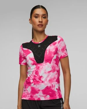 Koszulka Biegowa Damska X-bionic Corefusion Run Shirt Czarno-różowa