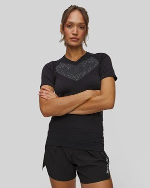 Koszulka Biegowa Damska X-bionic Twyce Run Shirt Czarno-szara