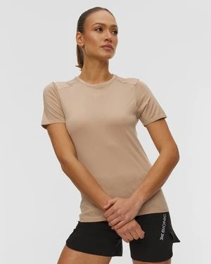 Koszulka Biegowa Damska X-bionic Xceed Run Discover Shirt Beżowa