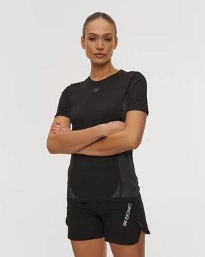 Koszulka Biegowa Damska X-bionic Xceed Run Discover Shirt Czarna