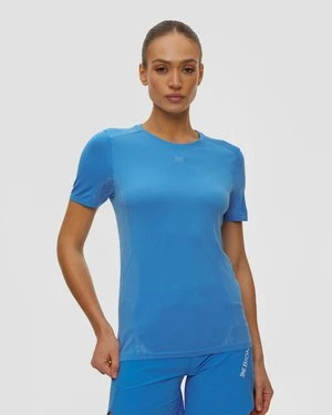 Koszulka Biegowa Damska X-bionic Xceed Run Discover Shirt Niebieska