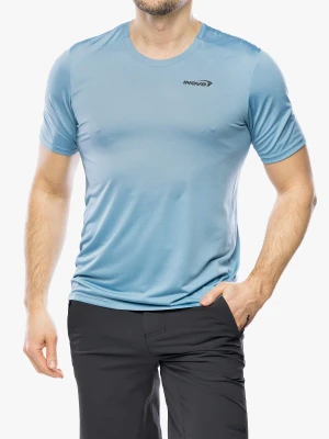 Koszulka biegowa Inov-8 Performance Short Sleeve - blue grey/slate