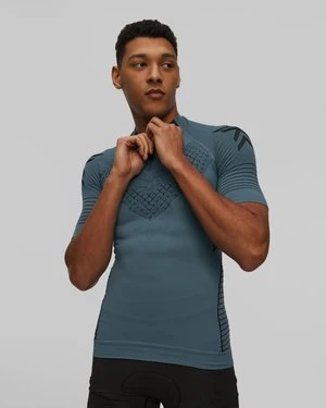 Koszulka biegowa męska X-Bionic Twyce Race Shirt niebieska